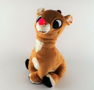 Gemmy Rudolph The Red Nosed Reindeer Musical Animated Moves,  Nose Lights Up
