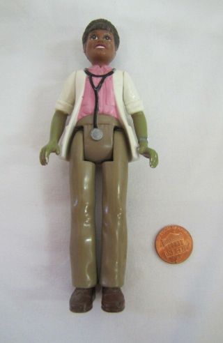 Playskool Dollhouse 6 " African American Physician Doctor Nurse Lady People Doll