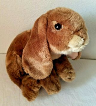 Toys R Us Bunny Rabbit Hare Plush Stuffed Animal Alley Brown Tan Floppy