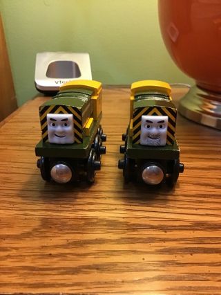 Thomas & Friends Wooden Railway Iron Bert And Iron ‘arry Sodor Trains