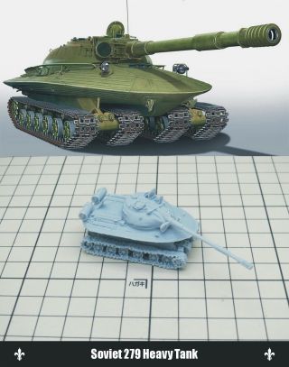 1/144 Resin Kits Soviet 279 Heavy Tank