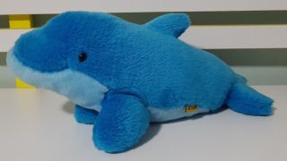 Wild Republic Blue Ocean Dolphin Plush Toy Soft Toy About 34cm Long Kids Toy