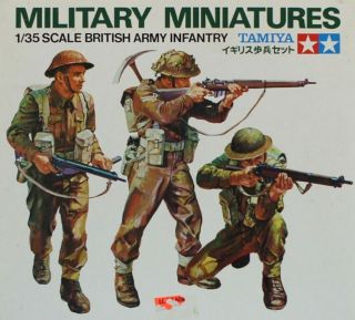 Tamiya 1:35 British Army Infantry Plastic Figure Kit Mm107u