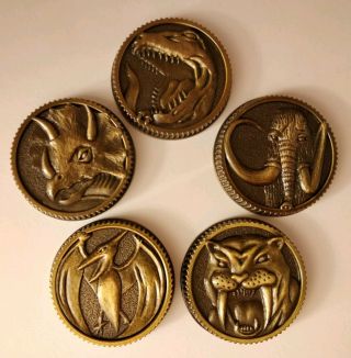 Mighty Morphin Power Rangers Legacy Power Coin Set - Weathered Bandai Morpher