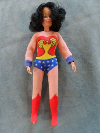Mego Dc Comics Wonder Woman Action Figure Type - 2 Body 8 " Vintage 1970 