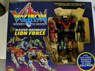 Voltron Master Motorized Lion Force,  1984,