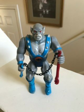 Vintage 1985 Ljn Thundercats Panthro Figure With Weapon Complete