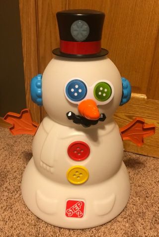 Step2 My First Snowman Toy Snowman Removable Parts Build & Play Music Lights