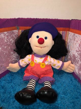 Euc - 20” 1995 Big Comfy Couch Loonette Plush Clown Doll Large Stuffed Lonette