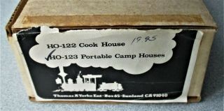 Ho Scale: Logging Camp Houses By Thomas Yorke,  Hydrocal & Wood