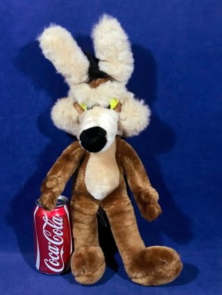 Vintage Wile E.  Coyote Plush - 18 " Tall Warner Bros.  Mighty Star 1989 No 1535