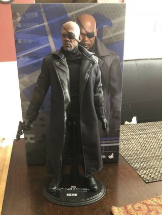 Nick Fury Captain America Winter Soldier Mms315 Hot Toys 1/6th Scale Figure