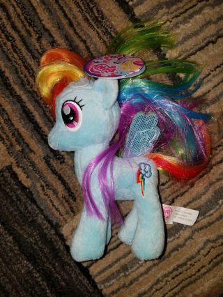 Ty My little Pony (2) Sparkle Rainbow Dash with tags and Fluttershy 2