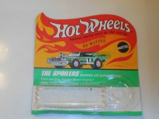 Vintage Hotwheels Redline Spoilers Card & Blister Only (2),