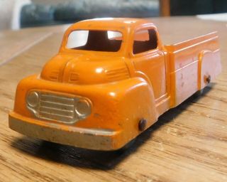 1949 - 1950 Tootsietoy Ford Open Bed Truck,  In Orange.