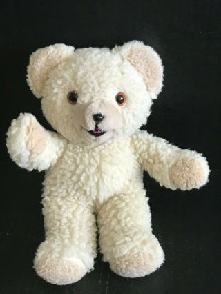 1986 Russ Lever Bros.  Snuggle Fabric Softener 10 " Plush Stuffed Teddy Bear