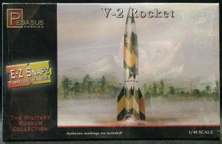 1/48 Pegasus Models German V - 2 Rocket Snap Together Model