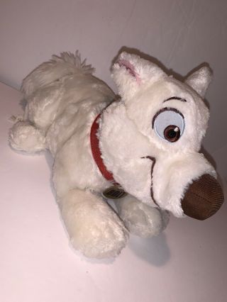 Disney Store Bolt Movie Dog Laying Down Plush Hero Stuffed Animal 13 "
