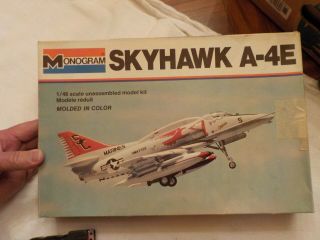 Monogram Skyhawk A - 4e 1/48 Scale Model Kit Item Sk2