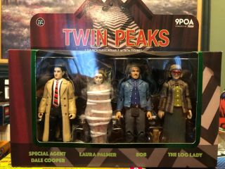 Twin Peaks Action Figures Special Agent Dale Cooper Laura Palmer Bob Log Lady