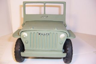 Vintage Al - Toy Jeep willy ' s promo cast aluminum 3
