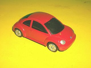 Maisto Red Vw Volkswagen Beetle 1/64 Scale Diecast Car Made In China