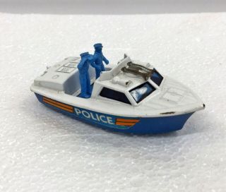 Vintage Matchbox 1976 Police Launch 52 Boat