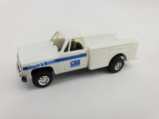 Csx Mow Pickup Truck Ho Scale With Built - In Tool Boxes