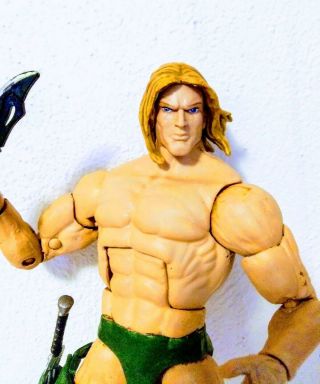 Marvel Legends Kazar Custom 7 Inch Figure He Man Conan The Barbarian Figure