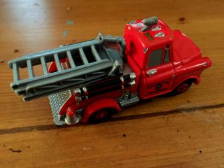 Rescue Squad Fire Truck Mater - Disney Pixar Cars 1:55 Scale Model Ships Dec 2 3