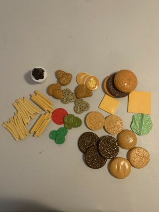 Mcdonalds Menu Items Pretend Play Fake Food Plastic Toys Nuggets Fries