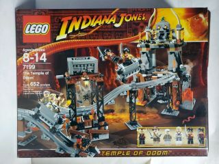 Lego Indiana Jones The Temple Of Doom (7199) Open Box - One Open Bag Read