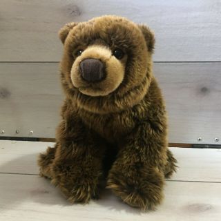 A108 Fao Toys R Us Brown Bear Teddy Plush 13 " Stuffed Toy Lovey