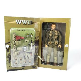 Elite Force Bbi Wwii 5th Army Rangers D - Day 1/6 Scale Sgt.  Hoppy Bell 21063