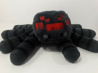 Minecraft Plush Large Spider 16 " X 13 " Mojang Stuffed Toy