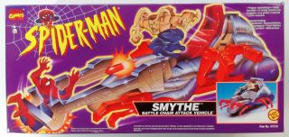 1995 Toy Biz Marvel Spider - Man Smythe Battle Chair Vehicle Misb Mib