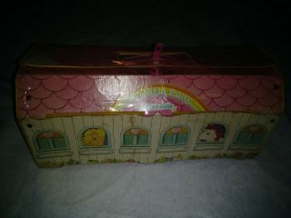 Vintage 1983 My Little Pony Stable Carrying Case - 6 Slots Hasbro 4 Ponies
