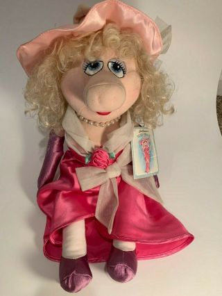 Eden Muppets Miss Piggy 21 " Plush Doll Jim Henson With Tags