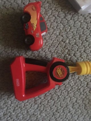 Fisher Price Geotrax Disney Cars Lightning Mcqueen Remote Control Car