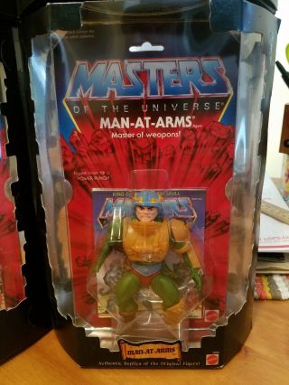 Mattel Masters Of The Universe Motu 2000 Commemorative Man - At - Arms Figure Moc