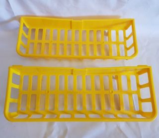 Fisher Price Fun Play Food for Little Tikes Kitchen 2 Yellow Rack Basket Trays 2