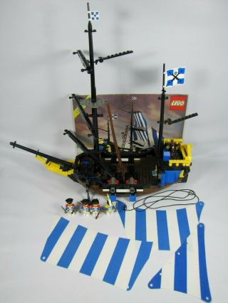 Vintage Lego Caribbean Clipper 6274 1989 Pirates Instructions Displayed Only