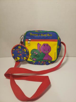 Vintage Barney & Baby Bop Bag With Coin Purse