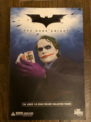 Dc Batman The Dark Knight The Joker 1:6 Scale Deluxe Collector Figure