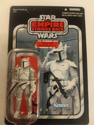 Star Wars Vintage Mail - Away Boba Fett Prototype Armor Vc61 3.  75” Unpunched Card