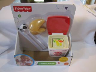 Fisher Price Fun Food Servin Surprises Chinese Takeout Dinner Play Pretend Toy 2