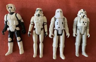 Vintage Star Wars Kenner Figures Stormtroopers,  Darth Vader,  Old,  Toys,  Empire