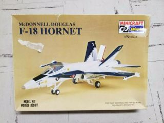 Hasegawa/minicraft 1/72 Mcdonnell Douglas F - 18a Hornet Usn