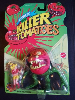 1991 Mattel Attack Of The Killer Tomatoes Tara V.  Missing Tomato Link Moc