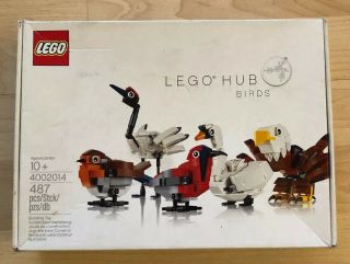 Lego 4002014 Lego Hub Birds Employee Exclusive Open Box,  All 5 Bags